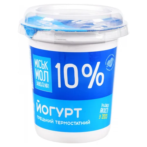 Йогурт Міськмолзавод №1 Грецький 10% 300г