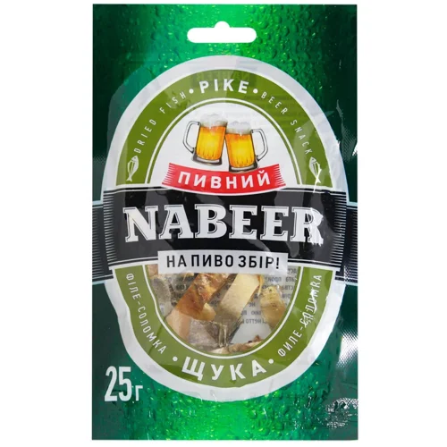 Щука Nabeer солоно-сушена 25г