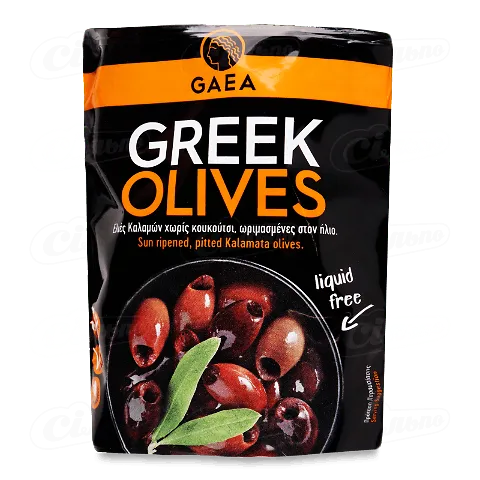 Оливки Gaea Каламата без кісточки, 150г