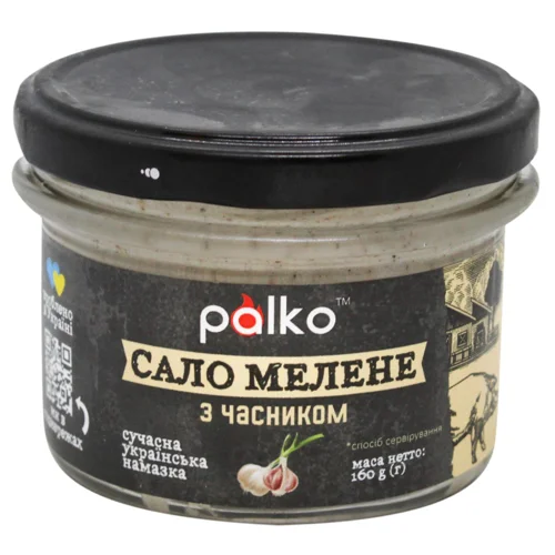Сало Palko мелене з часником 160г