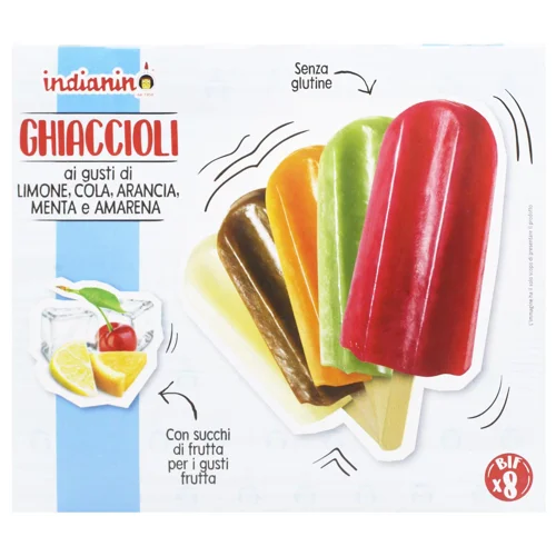 Морозиво Gelato d'Italia асорті сорбетів 8шт*75г
