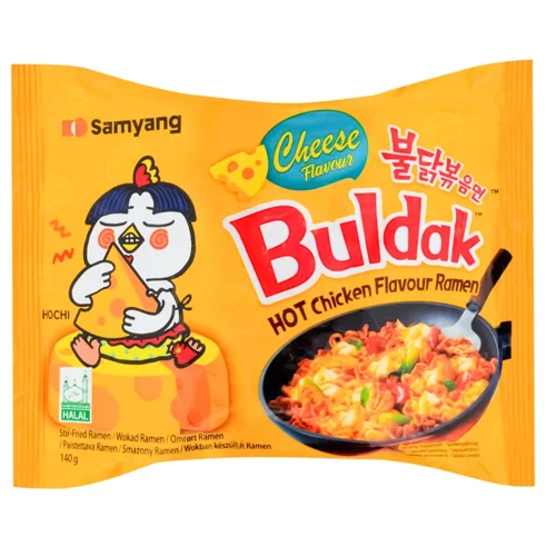 Локшина швидкого приготування з куркою та сиром Cheese Hot SAMYANG 140г