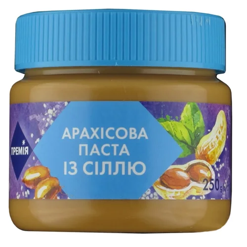 Паста Премія арахісова c cіллю 250г
