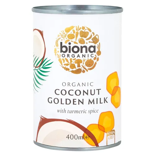 Молоко Biona Organic кокосове з куркумою 230г