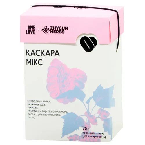 Чай трав'яний One Love x Zhygun Herbs Каскара мікс 75г