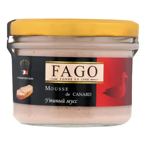 Мус качиний «Fago» у скляній банці 180г