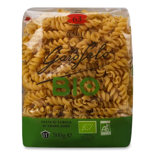 Фузіллі В/ґ Garofalo Біо, 500г
