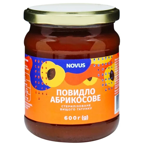 Повидло Novus Абрикосове 600г