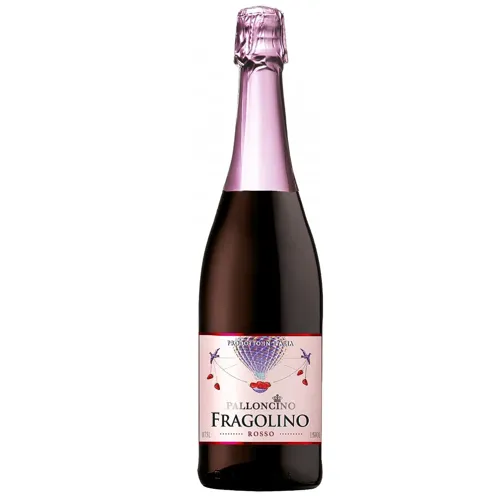 Вино ігристе Palloncino Fragolino червоне солодке 7% 0,75л