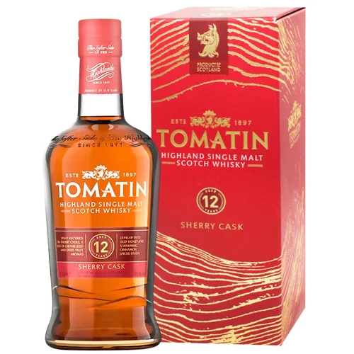 Віскі Tomatin Sherry Cask 12 років 40% 0,7л