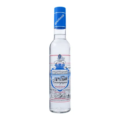 Горілка 0,5л 38% з дозатором Житомирський стандарт