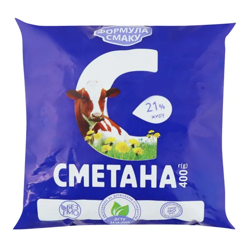 Сметана 21% Формула смаку м/у 400г