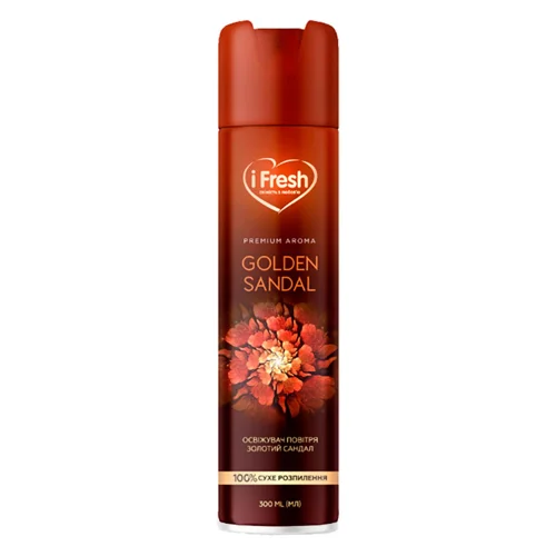 Освіжувач повітря аерозольний iFresh Premium Aroma Золотий сандал 300мл