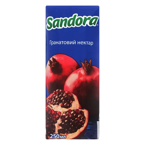 Нектар гранатовий освітлений Sandora т/п 250мл