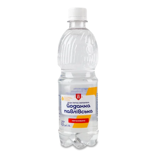 Вода Питна Негазована Оброблена Йоданка, п/пл 0.5л