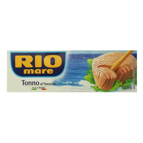 Тунець у власному соку Rio mare 3х80г