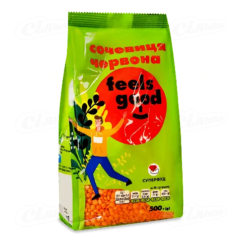 Сочевиця червона Feels good, 500г
