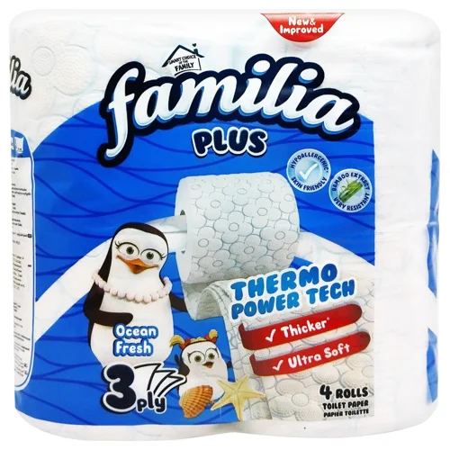 Туалетний папір Familia Ocean Fresh 3-шаровий 4шт