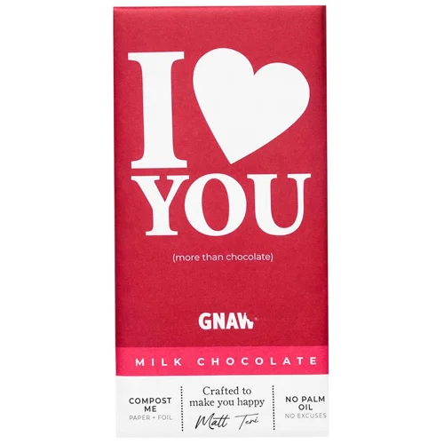Шоколад молочний Gnaw I Love You 80г