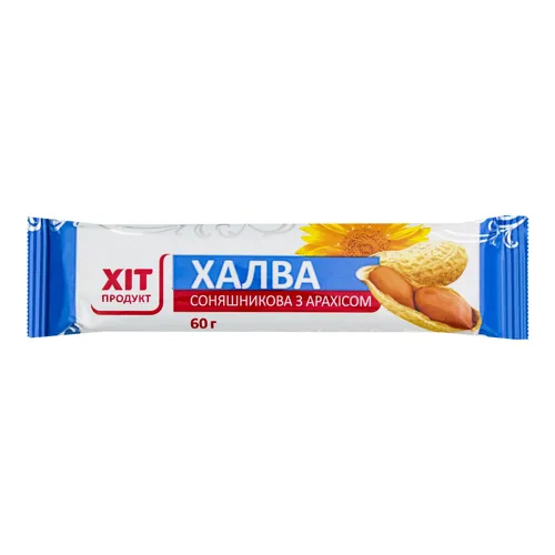 Халва соняшникова з арахісом Хіт продукт м/у 60г