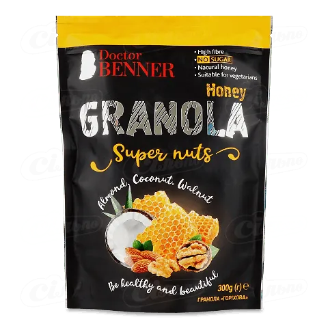 Гранола Doctor Benner горіхова, 300г