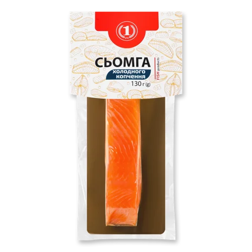 Сьомга Філе-Шматок В/К ТМ '1' з/ш, 130г