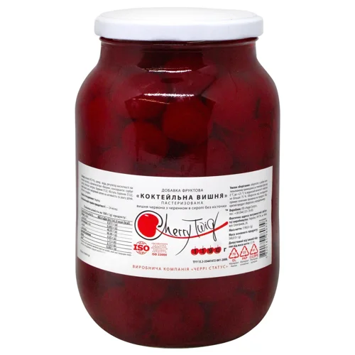 Вишня коктейльна Cherry Twig червона без кісточки 1190г
