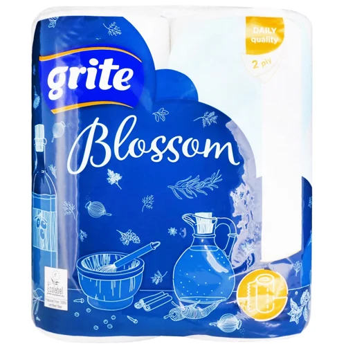 Рушники паперові Grite Blossom двошарові 2шт