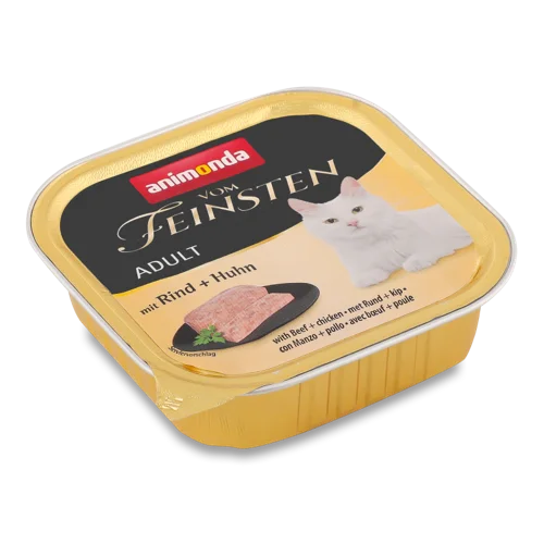 Корм Для Котів З Яловичиною Та Куркою, В/ґ, 100г
