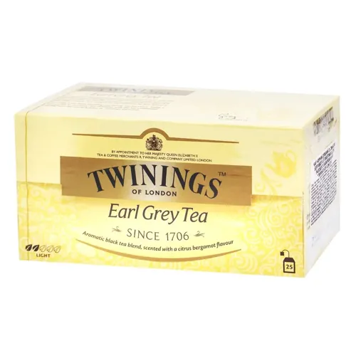 Чай чорний Twinings of London Earl Grey 25шт 2г