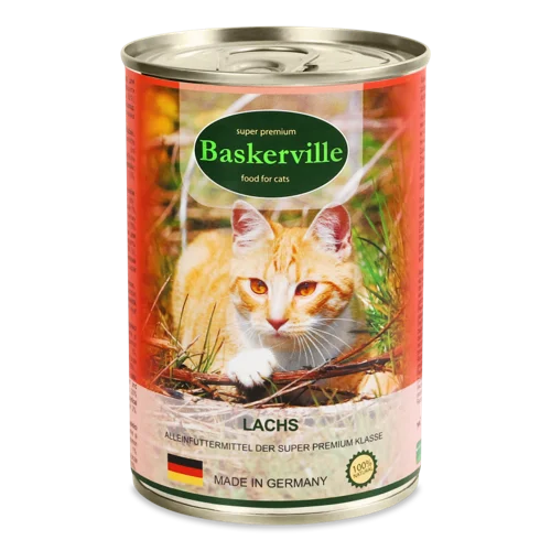 Корм Для Котів Baskerville Лосось, В/ґ, 1кг