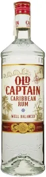 Ром Old Captain Caribbean White 1 л 37.5%
