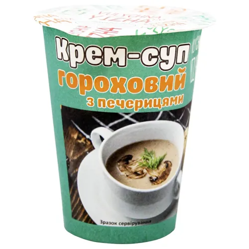 Крем-суп Vulychna Yizha гороховий з печерицями 45г