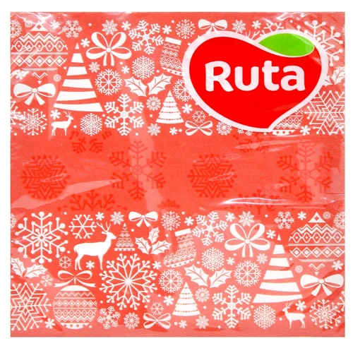 Серветки Ruta Новорічні 33х33 20шт