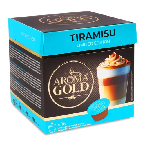 Кава мелена DG Aroma Gold Тірамісу в капсулах
