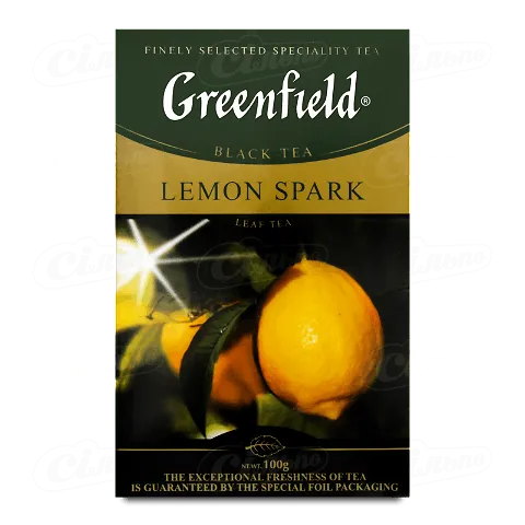 Чай чорний «Greenfield Lemon Spark», 100г