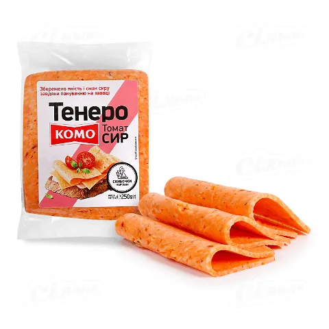 Сир «Комо» «Тенеро» «Томат» 50% слайси, кг
