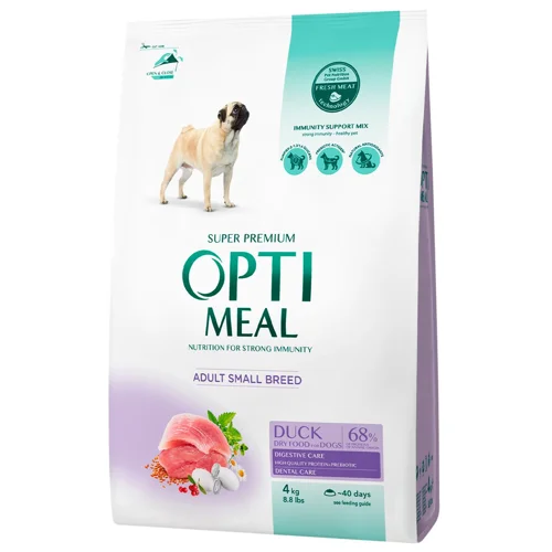 Корм сухий Optimeal з качкою для собак малих порід 4кг