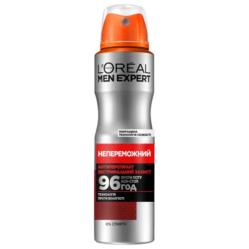 Антиперспірант аерозольний L'Oreal Paris Men Expert Непереможний 150мл