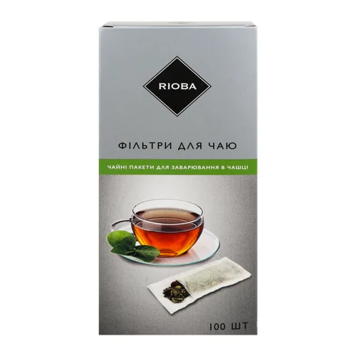 Чай Фільтр-Пак RIOBA, Вищого Ґатунку, 100 Шт.
