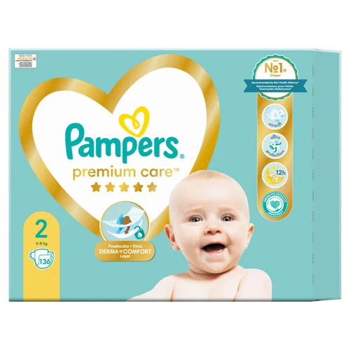 Підгузки Pampers Premium Care Mini 2 4-8кг 136шт