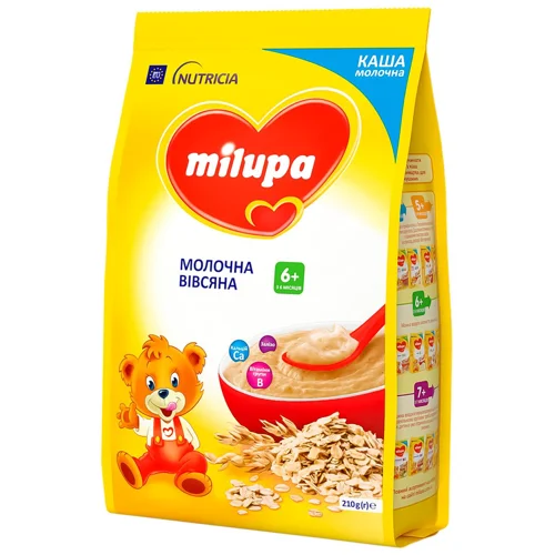 Каша молочна Milupa вівсяна 210г