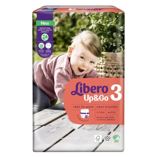 Підгузки-трусики Libero Up&Go 3 46шт 5-9кг