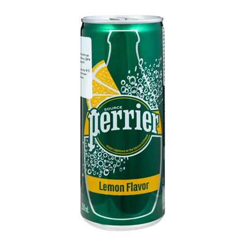 Вода мінеральна зі смаком лимона Perrier з/б 0.25л