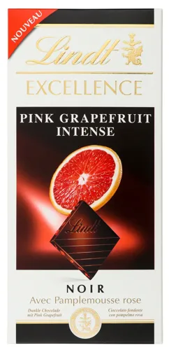 Шоколад чорний Pink Grapefruit Intense Excellence Lindt к/у 100г