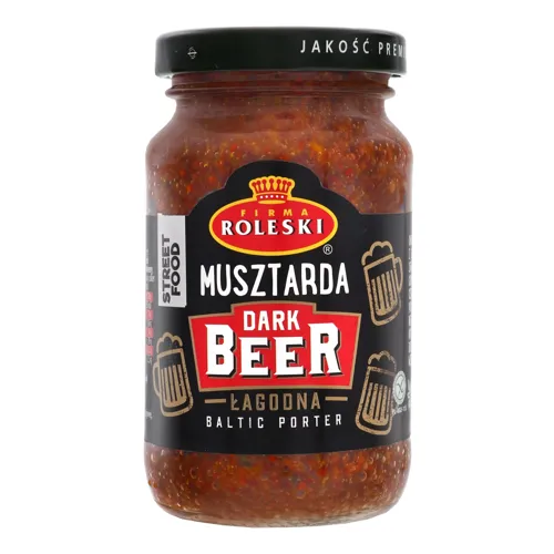 Гірчиця з темним пивом Roleski c/б 210г