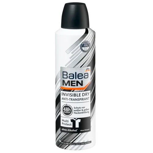 Антиперспірант аерозольний Balea Men Invisible Dry 200мл