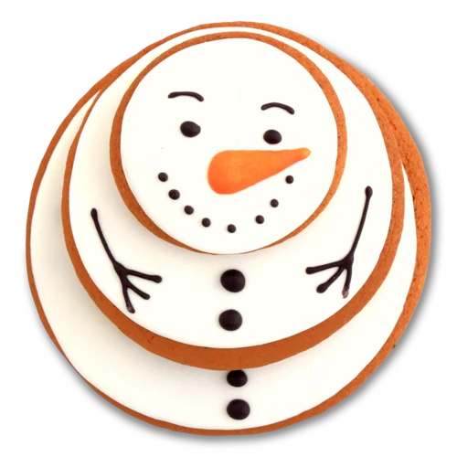 Пряник Сувенірний 3D Сніговик, в/ґ, 120г