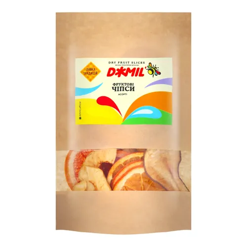 Чіпси фруктові Асорті Dжmil' д/п 40г