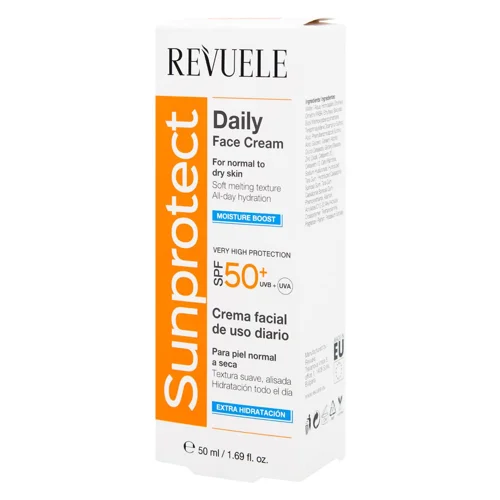 Крем для обличчя і тіла Revuele Зволожуючий SPF50+ 50мл
